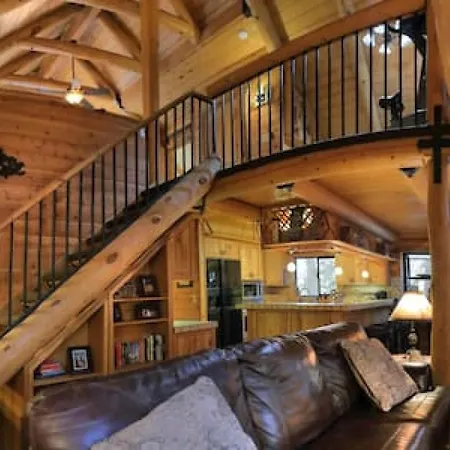 Eagles Nest - Natural Log Cabin With Guest House Idyllwild Exterior photo