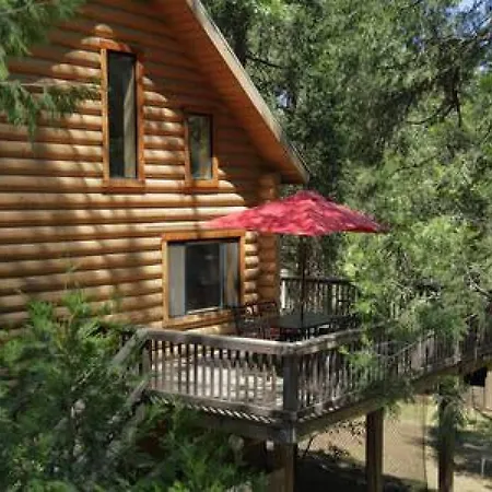 Eagles Nest - Natural Log Cabin With Guest House Idyllwild Exterior photo